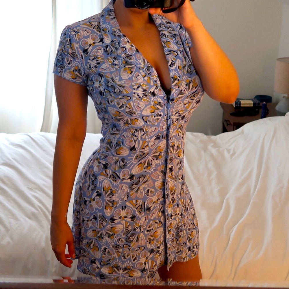 Aritzia Sunday Best Butterfly Dress